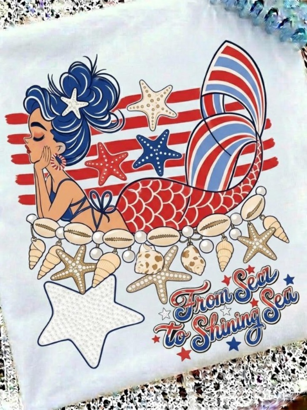 From Sea To Shining Sea Graphic Tee